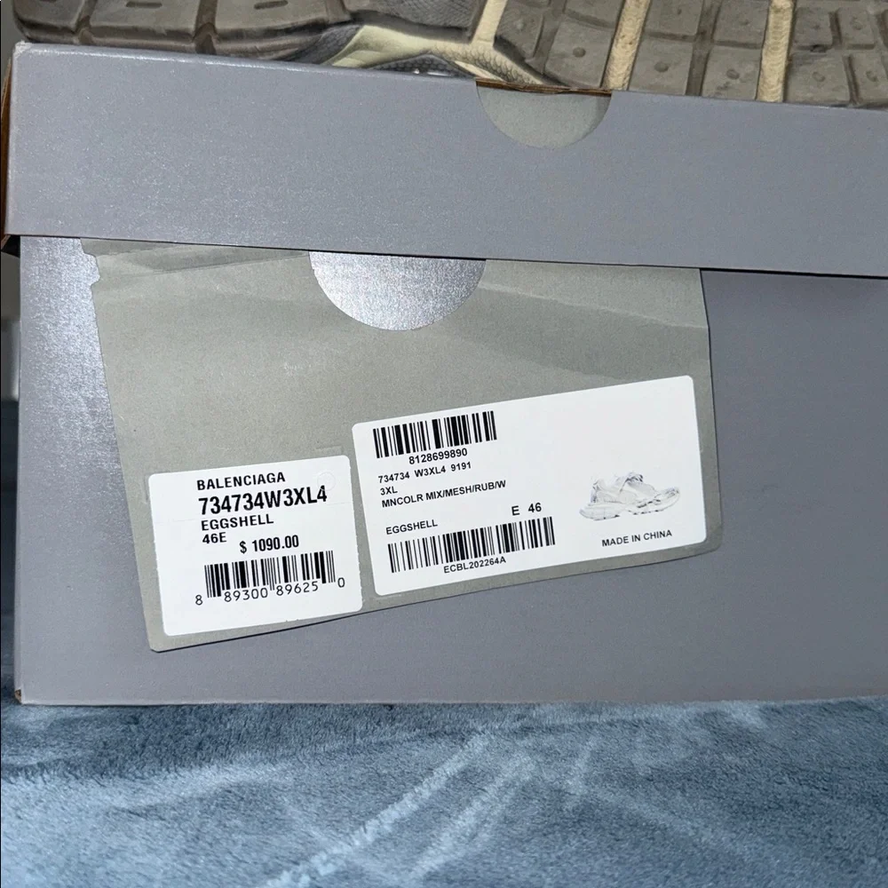 Balenciaga 3XL Eggshell Sz 13 - Picture 12 of 14